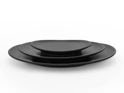 ORYOKI Sushi Teller|Japanisches Porzellan*Steingut Teller Infinity oval, 3 Größen