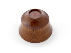 ORYOKI Holzschalen|Lacquerware*Suppenschale, Reisschale Koma, Urushi braun