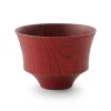 ORYOKI Holzschalen|Lacquerware*Suppenschale, Reisschale Koma, Urushi rot