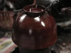 ORYOKI Holzschalen|Lacquerware*Suppenschale, Reisschale Mari, Urushi rot