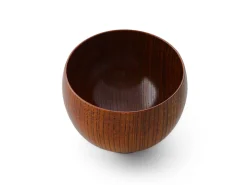 ORYOKI Lacquerware|Holzschalen*Suppenschale, Reisschale Mari, Urushi braun