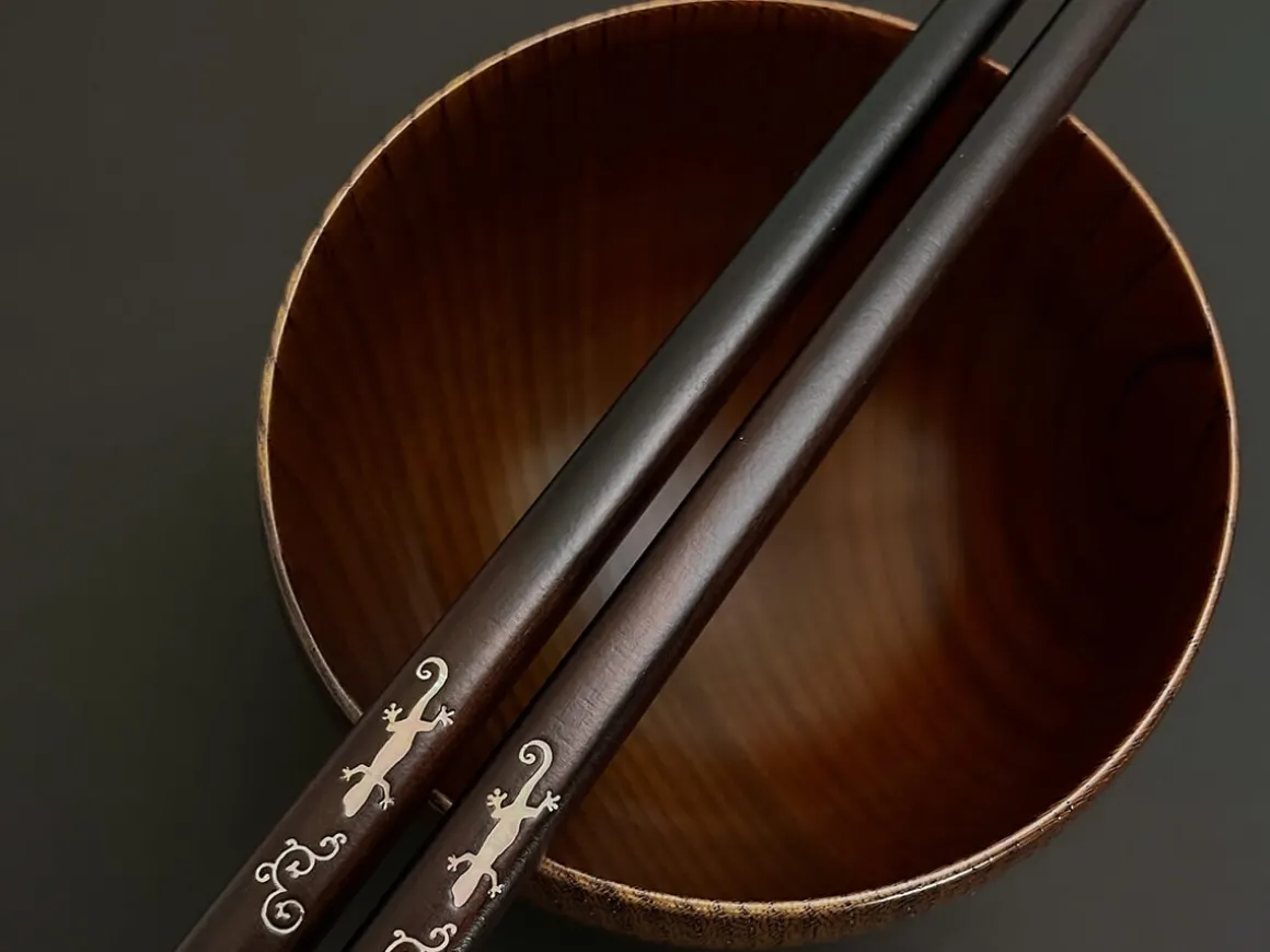 ORYOKI Lacquerware|Holzschalen*Suppenschale, Reisschale Mari, Urushi braun