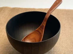 ORYOKI Holzschalen|Lacquerware*Suppenschale, Reisschale Sensai, Urushi schwarz