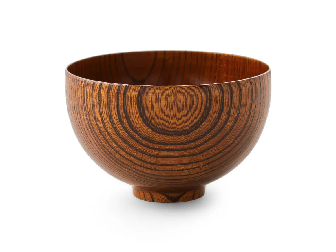 ORYOKI Holzschalen|Lacquerware*Suppenschale, Reisschale Sensai, Urushi braun