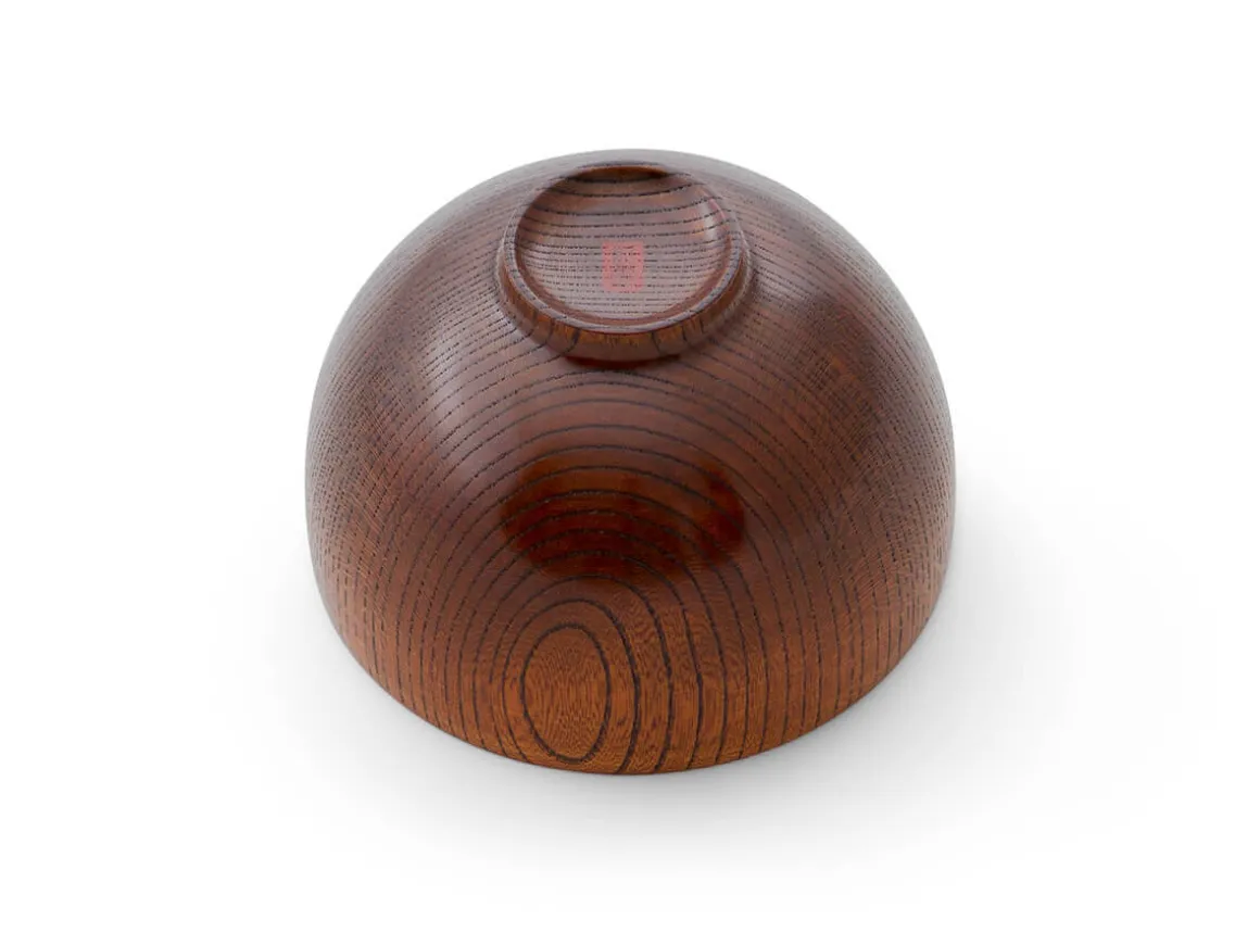 ORYOKI Holzschalen|Lacquerware*Suppenschale, Reisschale Sensai, Urushi braun