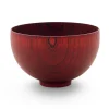 ORYOKI Holzschalen|Lacquerware*Suppenschale, Reisschale Sensai, Urushi rot