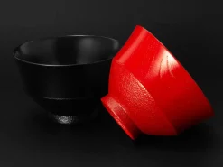 ORYOKI Holzschalen|Lacquerware*Suppenschale Urushi Keiryo, 240 ml, rot
