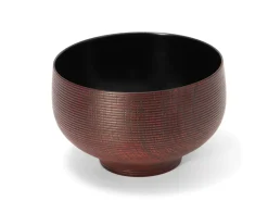 ORYOKI Holzschalen|Lacquerware*Suppenschale Urushi Mizu duo black, 260 ml