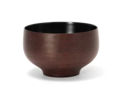 ORYOKI Holzschalen|Lacquerware*Suppenschale Urushi Mizu duo black, 260 ml