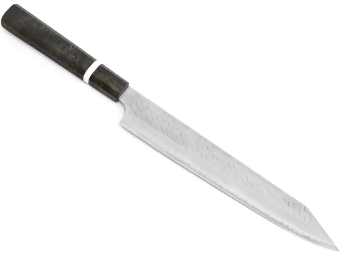 ORYOKI Sushi-Messer|Sashimi Messer*Sushimesser SPG2 Migaki Tsuchime Sujihiki 255, Birke