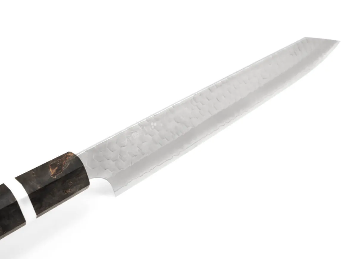 ORYOKI Sushi-Messer|Sashimi Messer*Sushimesser SPG2 Migaki Tsuchime Sujihiki 255, Birke
