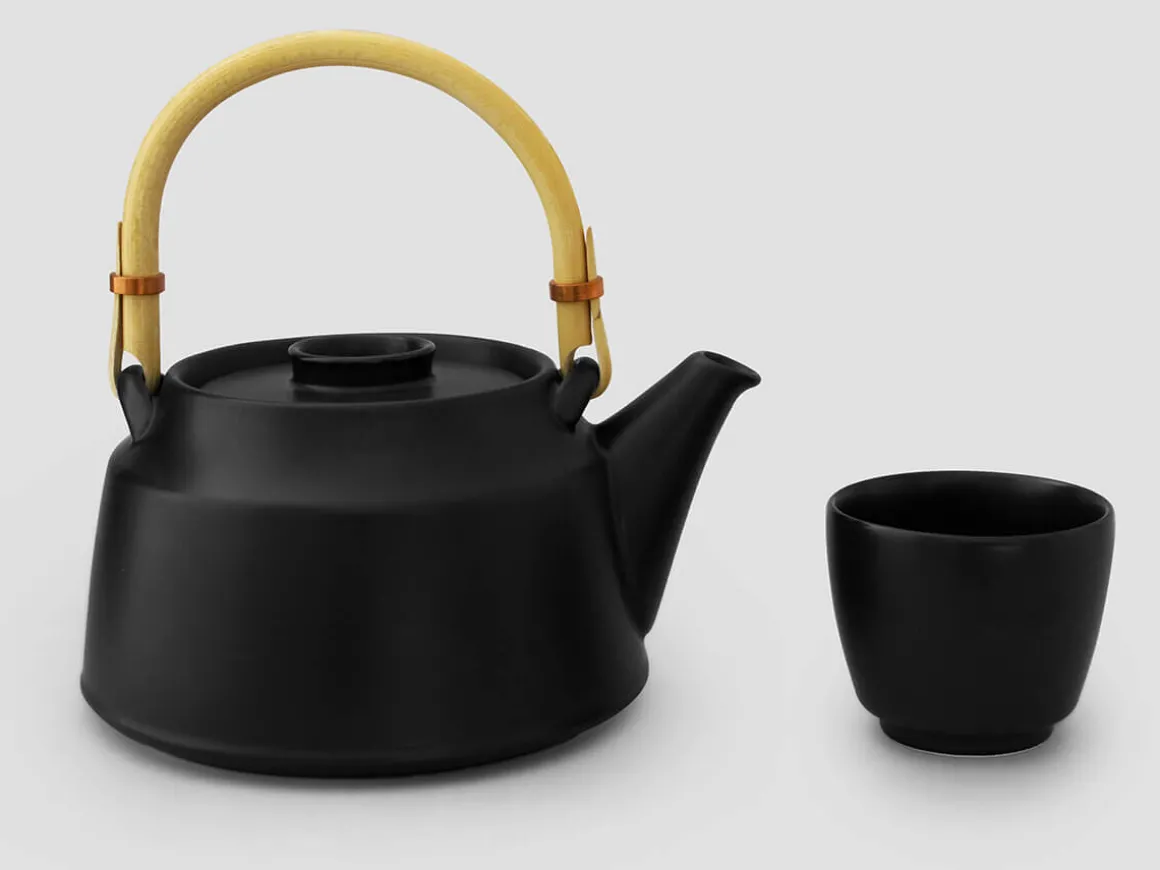 ORYOKI Teeschalen Und Becher|Teegeschirr*Teebecher T.Kato, schwarz