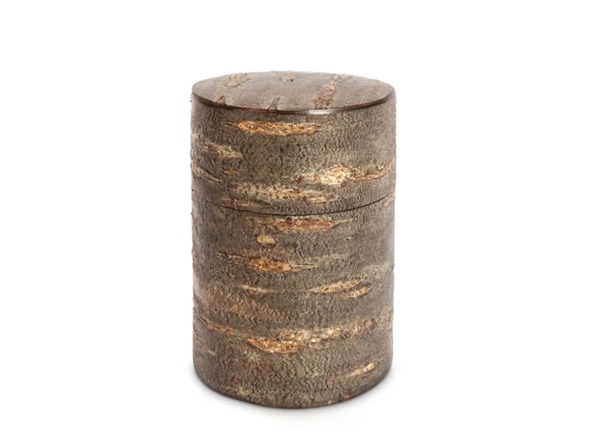 ORYOKI Teedosen*Teedose Kizutsu Kirschholz marmoriert, 80 g