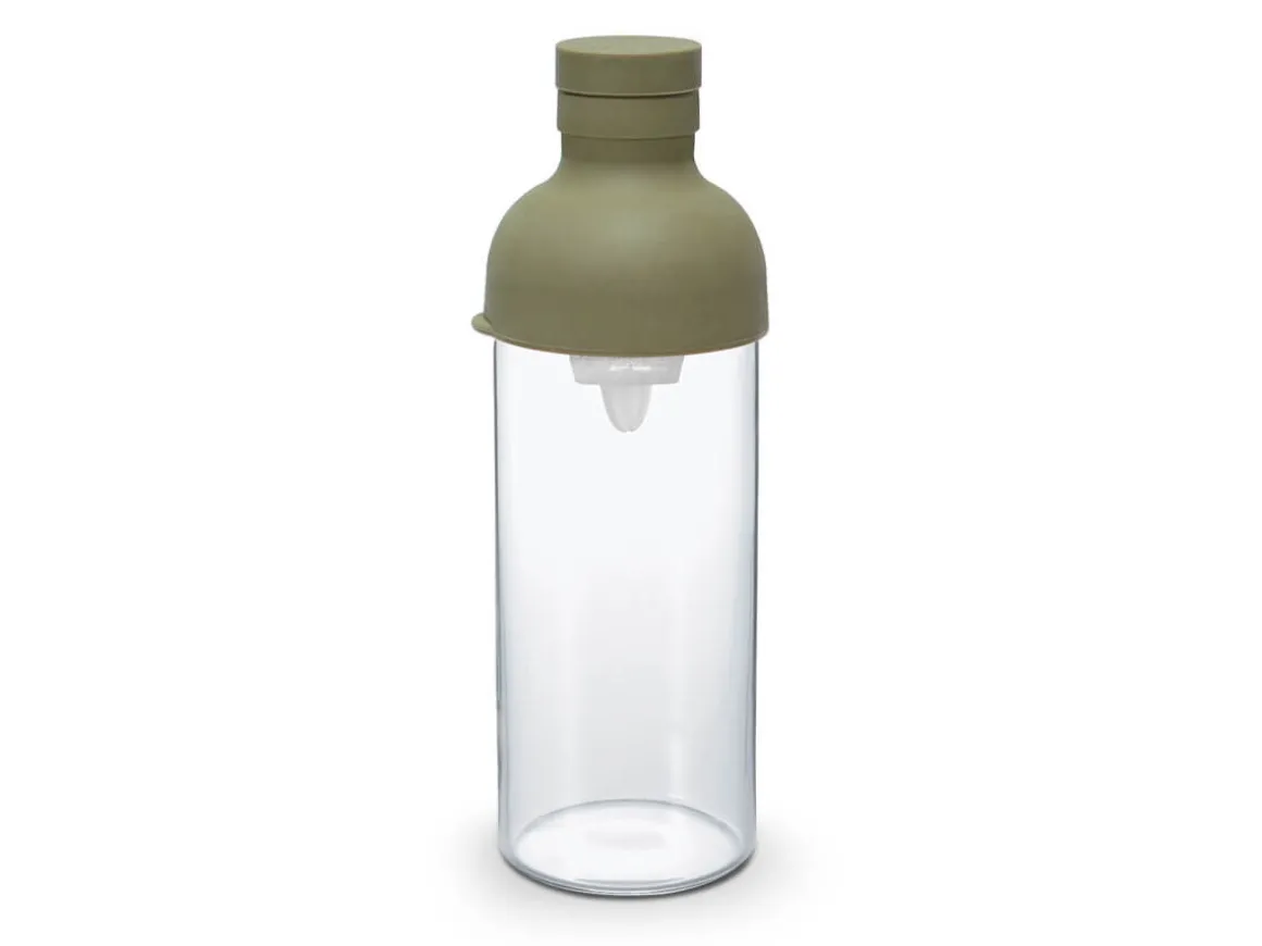ORYOKI Mizudashi (Tee Kalt Aufgießen)*Teeflasche mit Sieb, HARIO Filter in Bottle, 300 ml, grün