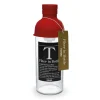 ORYOKI Mizudashi (Tee Kalt Aufgießen)*Teeflasche mit Sieb, HARIO Filter in Bottle, 300 ml, rot