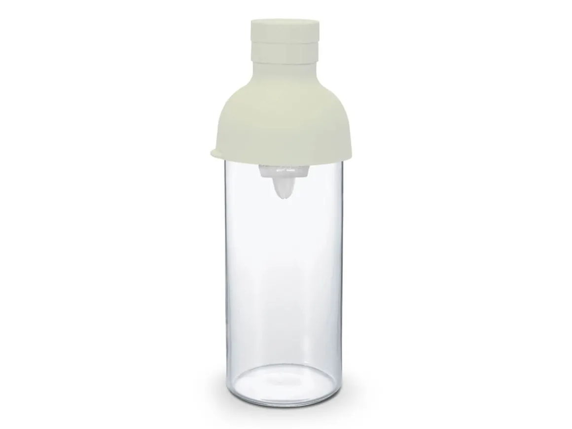 ORYOKI Mizudashi (Tee Kalt Aufgießen)*Teeflasche mit Sieb, HARIO Filter in Bottle, 300 ml, weiß