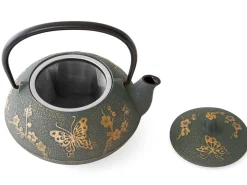 ORYOKI Japanische Teekannen|Teekanne Gusseisen*Teekanne Gusseisen CHOCHO, Bronze, 0,6 l