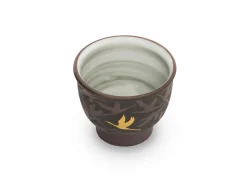 ORYOKI Teeschalen Und Becher|Teegeschirr*Teeschale Kintsuru Mitsukoshi, Banko Yaki, 60 ml