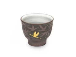 ORYOKI Teeschalen Und Becher|Teegeschirr*Teeschale Kintsuru Mitsukoshi, Banko Yaki, 60 ml