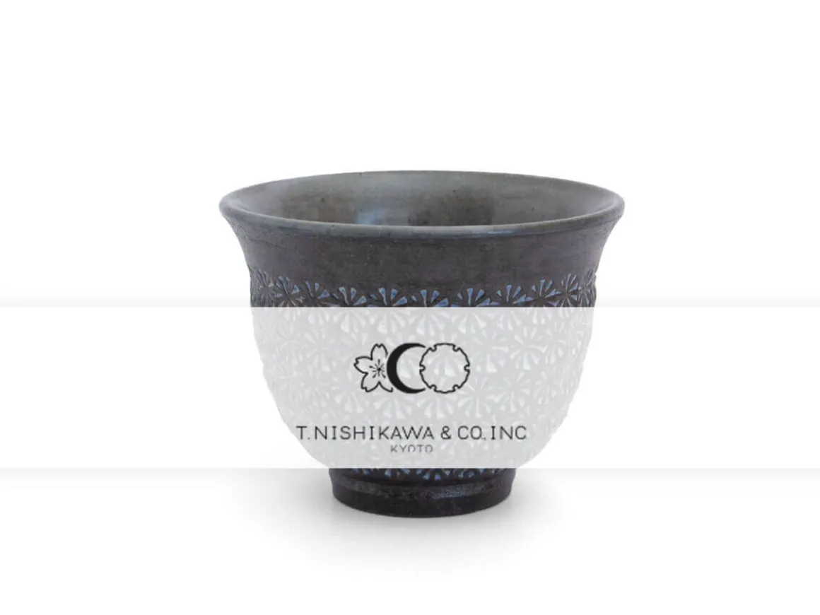 ORYOKI Teeschalen Und Becher|Teegeschirr*Teeschale Nanban Mishimazume, 80 ml
