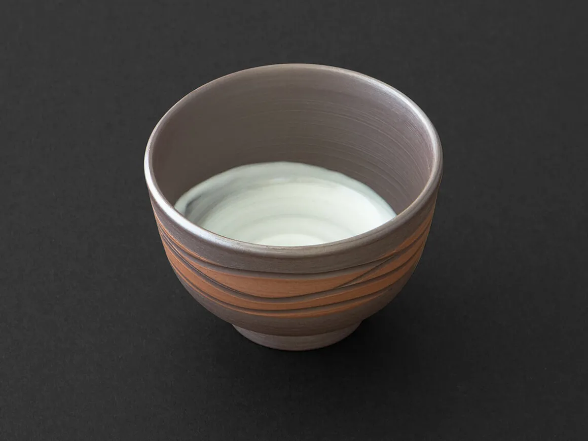 ORYOKI Japanische Teekannen|Teegeschirr*Teeservice Akebono Ryusen, Banko Yaki, 4-teilig