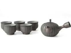 ORYOKI Japanische Teekannen|Teegeschirr*Teeservice Futo Shima Mitsukoshi, Banko Yaki