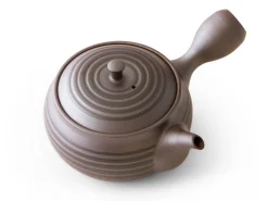 ORYOKI Japanische Teekannen|Teegeschirr*Teeservice Kuro Koma, Banko Yaki, 4-teilig
