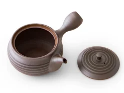 ORYOKI Japanische Teekannen|Teegeschirr*Teeservice Kuro Koma, Banko Yaki, 4-teilig