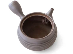 ORYOKI Japanische Teekannen|Teegeschirr*Teeservice Kuro Koma, Banko Yaki, 4-teilig