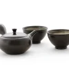 ORYOKI Japanische Teekannen|Teegeschirr*Teeservice Kurodei Kyogata, 3-teilig