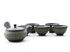ORYOKI Japanische Teekannen|Teegeschirr*Teeservice Nichiyobi, 6-teilig