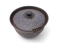 ORYOKI Japanische Teekannen|Teegeschirr*Teeservice Shiboridashi Nanban Mishimazume, 3-teilig