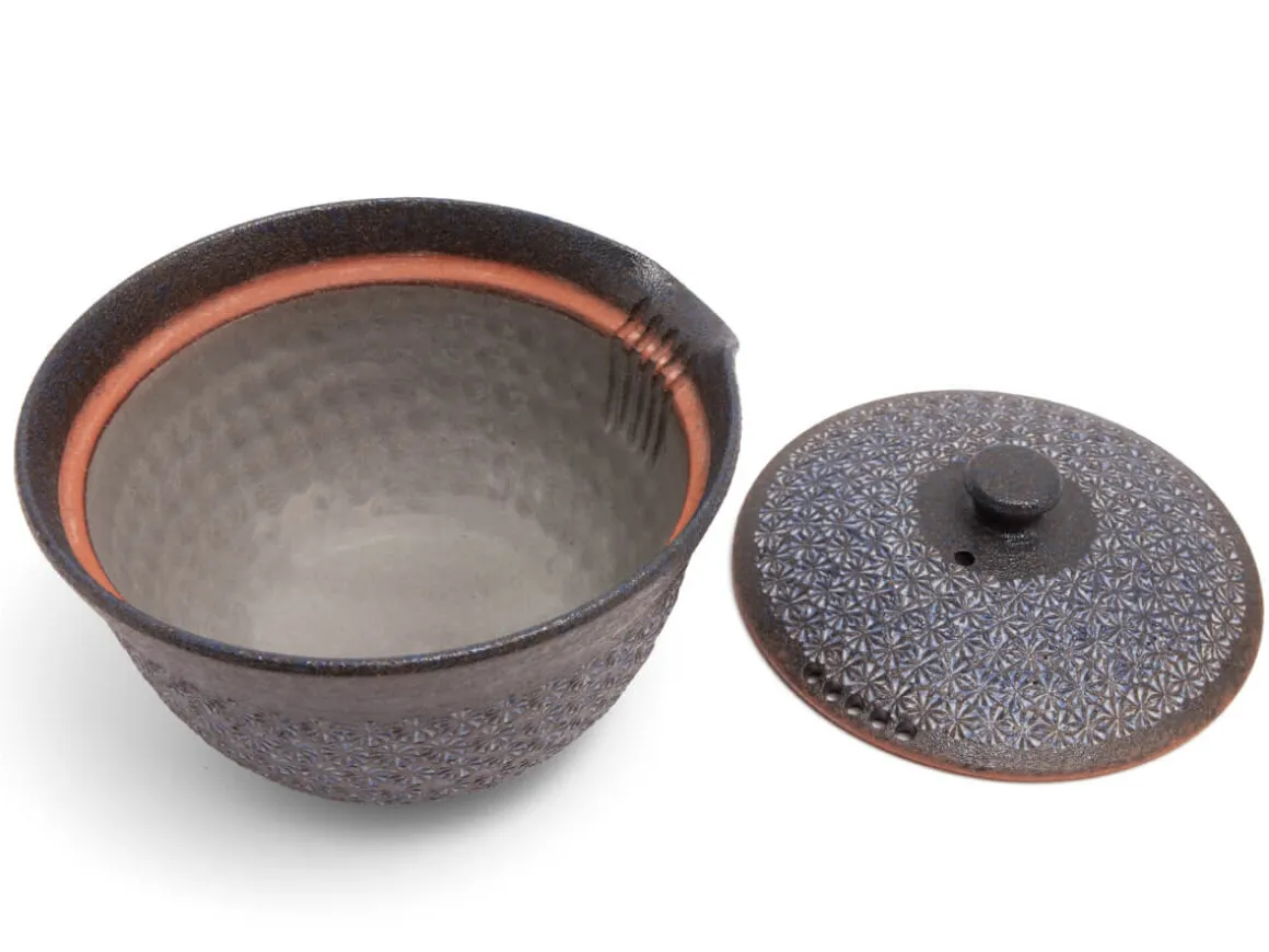 ORYOKI Japanische Teekannen|Teegeschirr*Teeservice Shiboridashi Nanban Mishimazume, 3-teilig