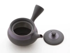 ORYOKI Japanische Teekannen|Teegeschirr*Teeservice Shu Hira Murasakinakaobi, 3-teilig