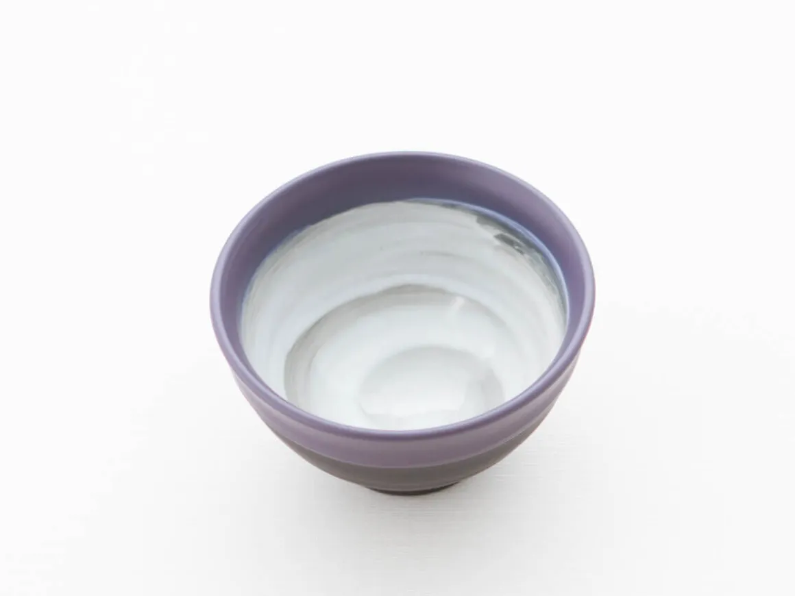 ORYOKI Japanische Teekannen|Teegeschirr*Teeservice Shu Hira Murasakinakaobi, 3-teilig