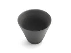 ORYOKI Teeschalen Und Becher|Teegeschirr*Teetasse Sencha, Banko Yaki, 80 ml, schwarz