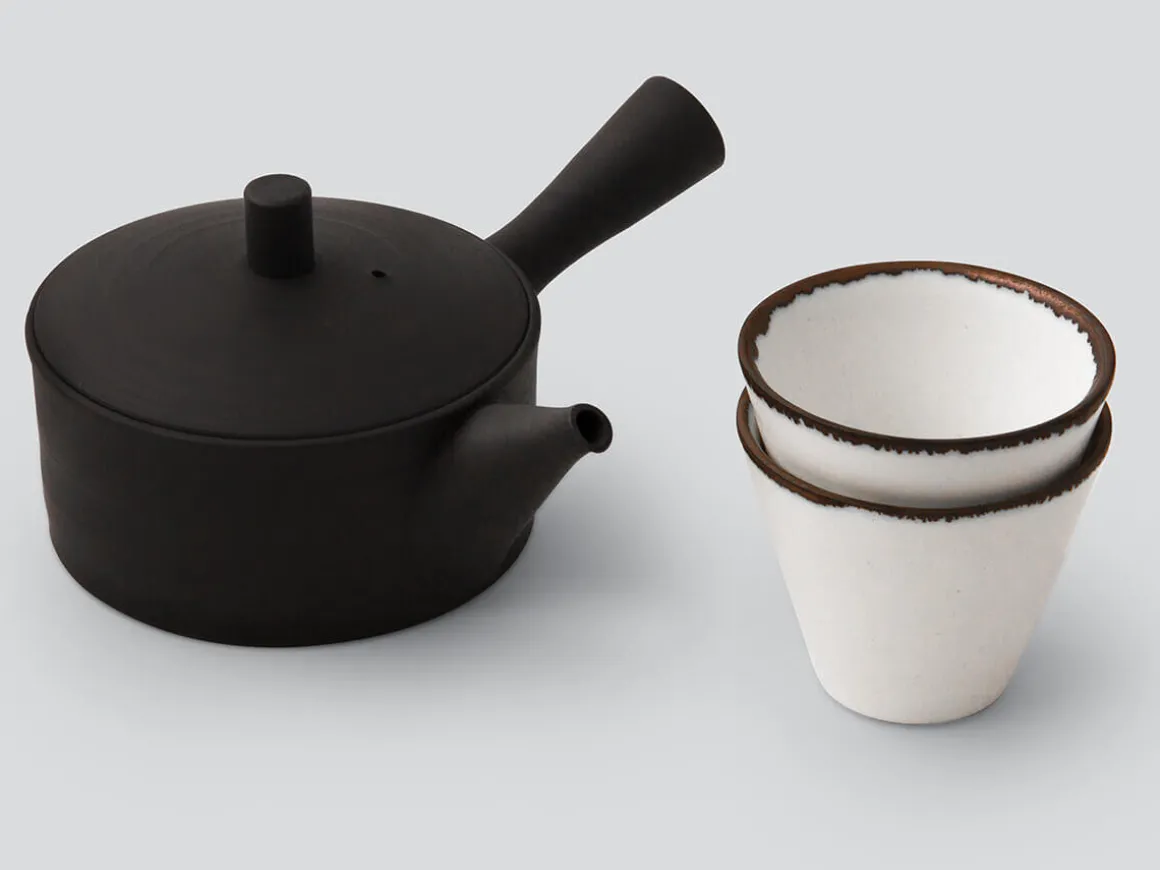 ORYOKI Teeschalen Und Becher|Teegeschirr*Teetasse Senchawan Kuronagasi