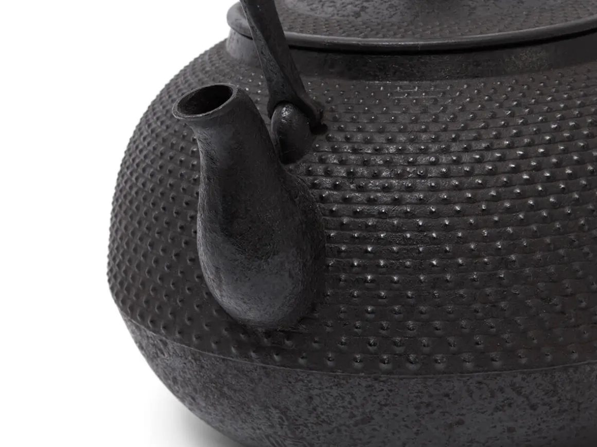 ORYOKI Tetsubin Gusseisen Wasserkessel|Teegeschirr*Tetsubin Torayama Nanbu Hiramaru Arare 2,0 Liter