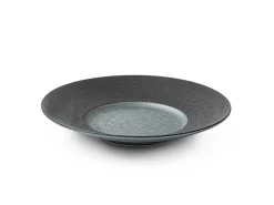 ORYOKI Japanisches Porzellan*Tiefer Teller Homura, schwarz, 3 Größen