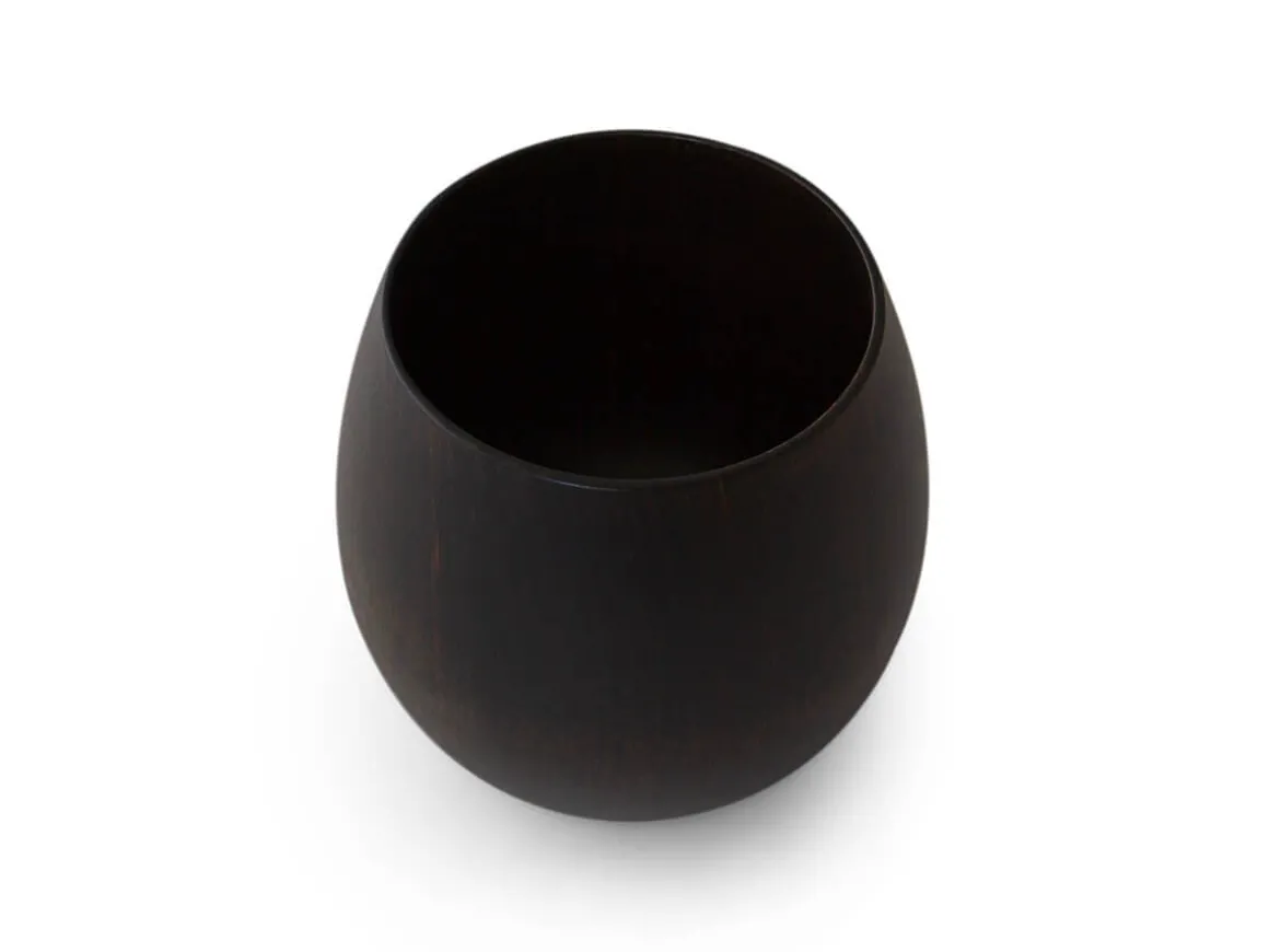 ORYOKI Teeschalen Und Becher|Lacquerware*Trinkbecher Sakura Yunomi Tamago, schwarz