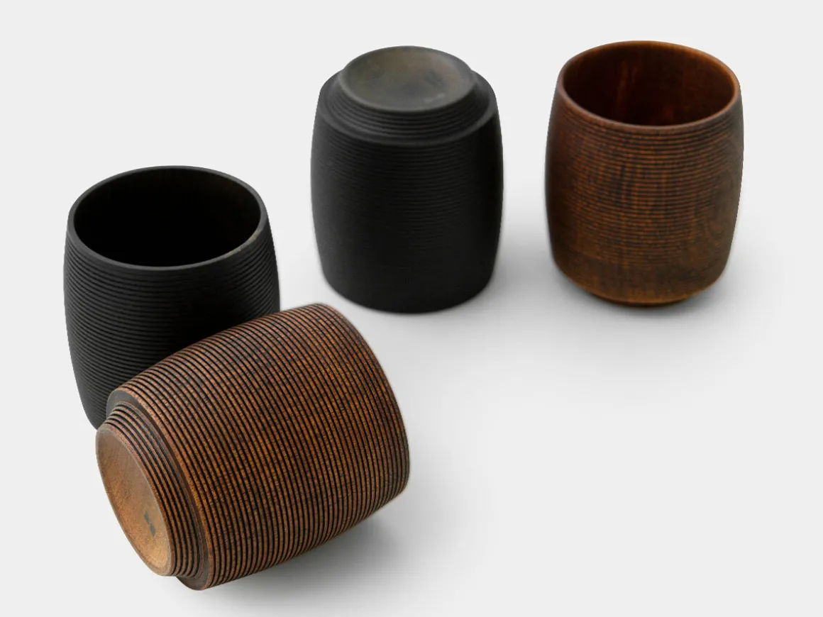 ORYOKI Teeschalen Und Becher|Lacquerware*Trink-Becher Turari Wan S, braun