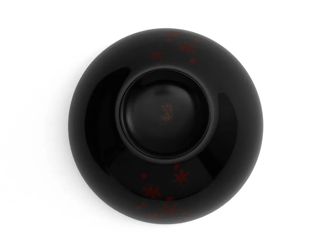 ORYOKI Holzschalen|Lacquerware*Urushi Raku wan Sunofureku, 450 ml