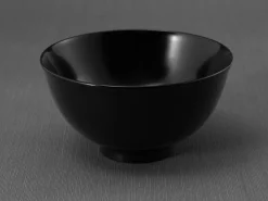 ORYOKI Holzschalen|Lacquerware*Urushi Reisschale Kenro L, schwarz