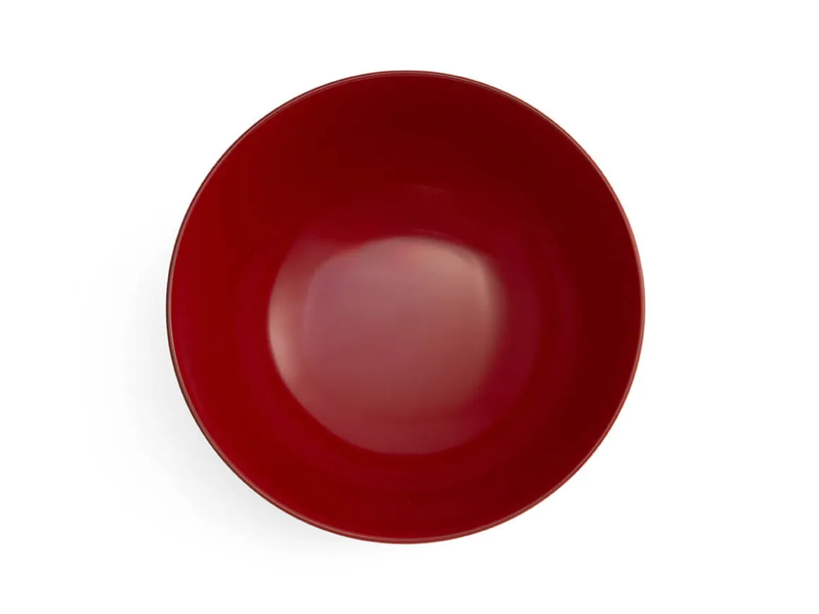 ORYOKI Holzschalen|Lacquerware*Urushi Reisschale Kenro L, rot