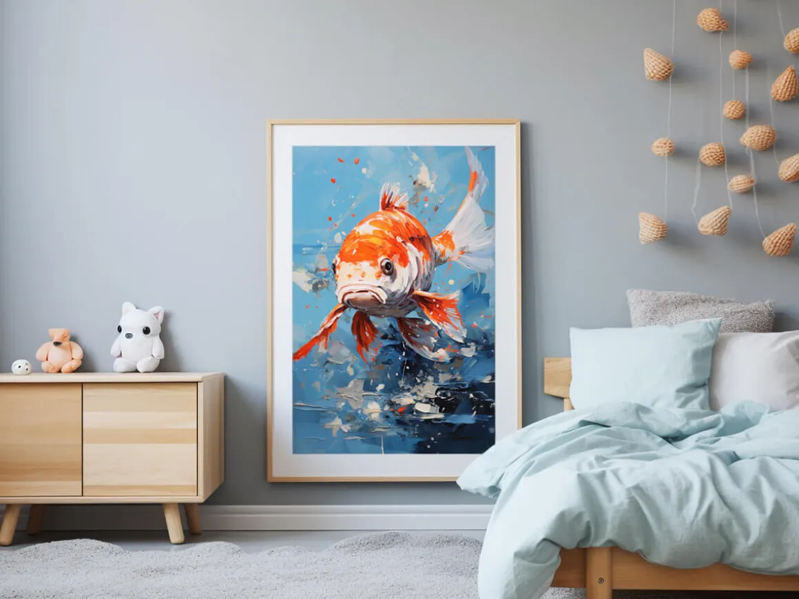 ORYOKI Wandbilder*Wandbild Dobutsu #2, japanische Tiere, farbig 2:3
