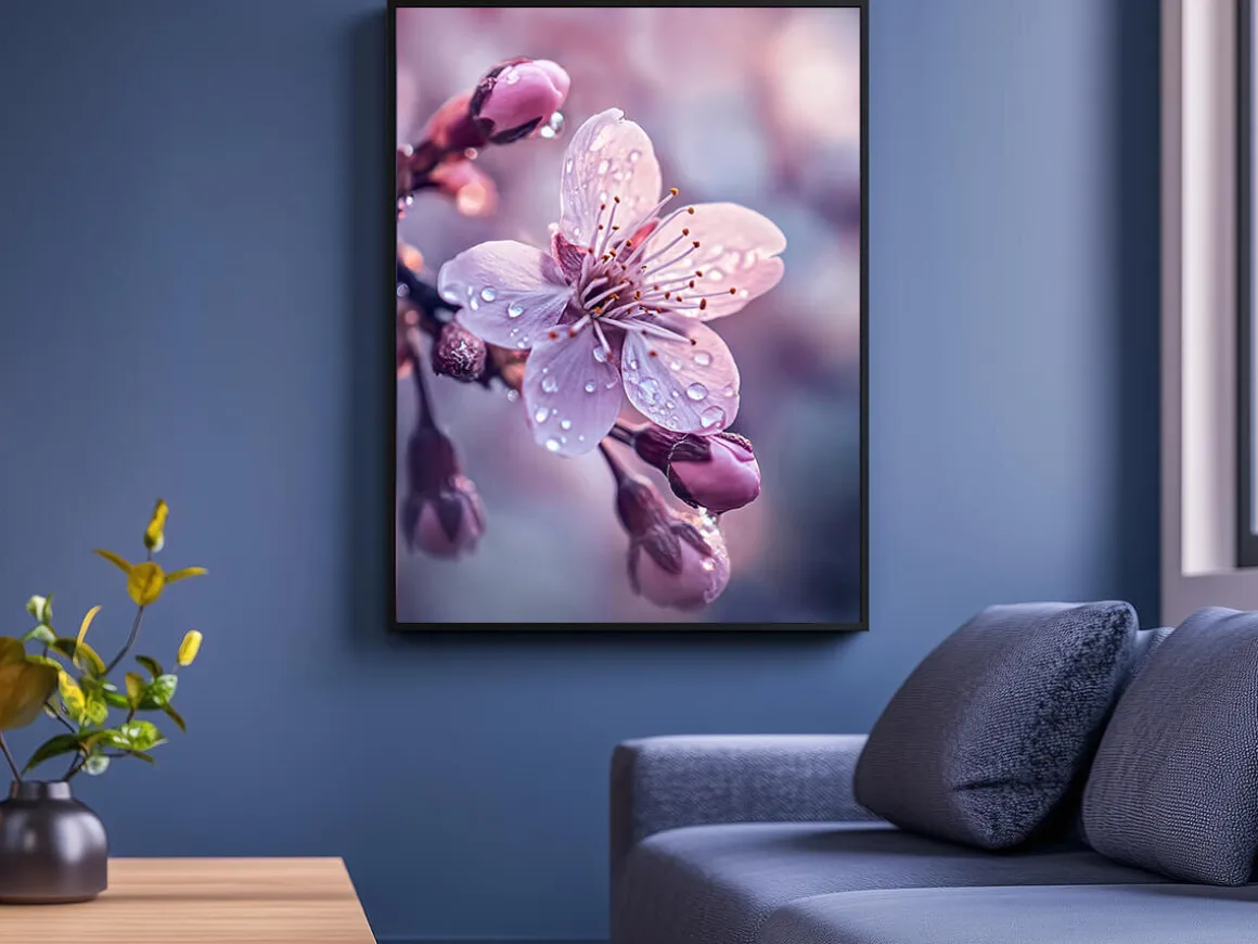 ORYOKI Wandbilder*Wandbild Sakura #1, farbig 3:4