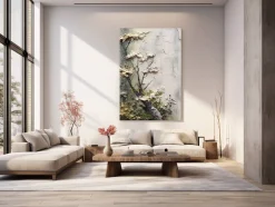 ORYOKI Wandbilder*Wandbild Wabi Sabi #1, japanischer Garten, farbig 2:3
