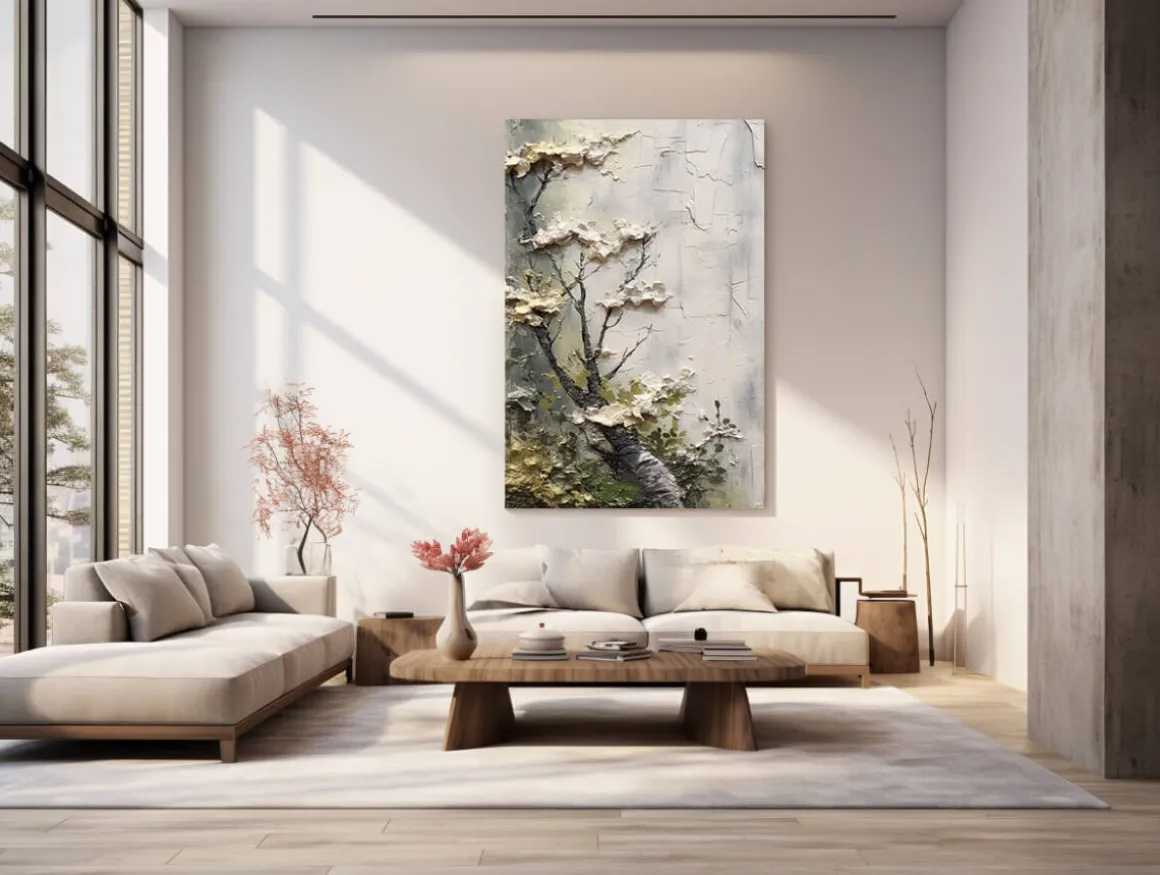 ORYOKI Wandbilder*Wandbild Wabi Sabi #1, japanischer Garten, farbig 2:3