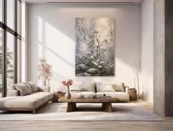 ORYOKI Wandbilder*Wandbild Wabi Sabi #3, japanischer Garten, farbig 2:3