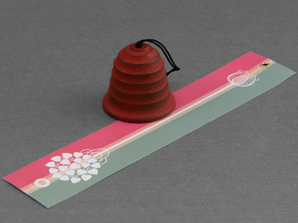 ORYOKI Windspiele (Furin)*Windspiel, Furin Hamon Orange